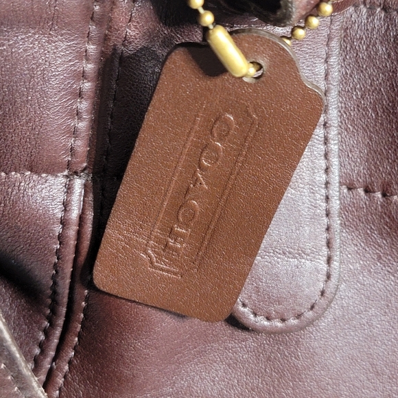 Coach Vintage Mahogany Brown Leather Purse - Picture 8 of 15